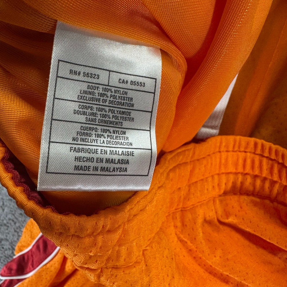 VTG Nike DNA Dri-FIT Short Men's L Orange Nylon Athletic Basketball Performance - Picture 8 of 13
